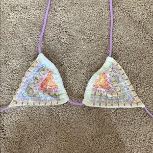 Victorias Secret Beaded Bathing Suit Top